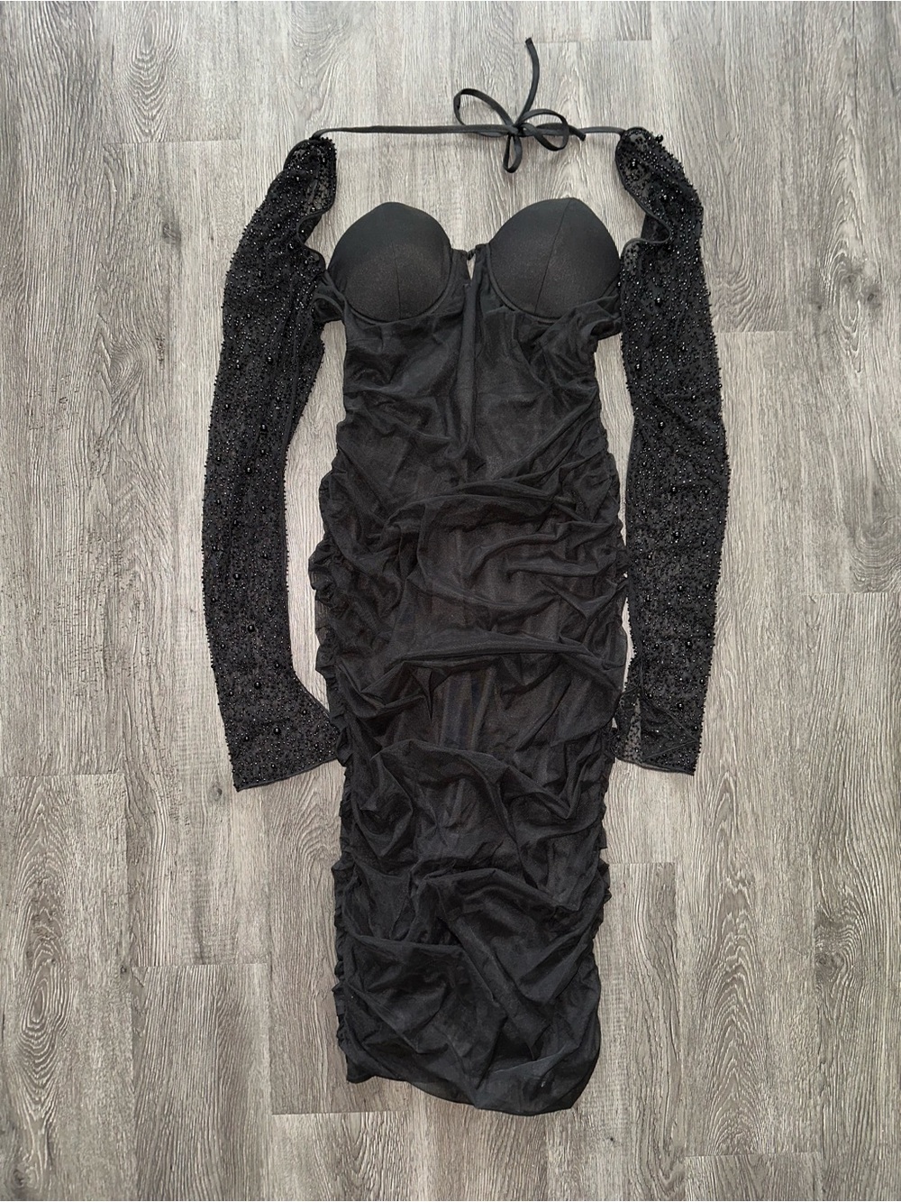 Princess Beaded Midi Dress